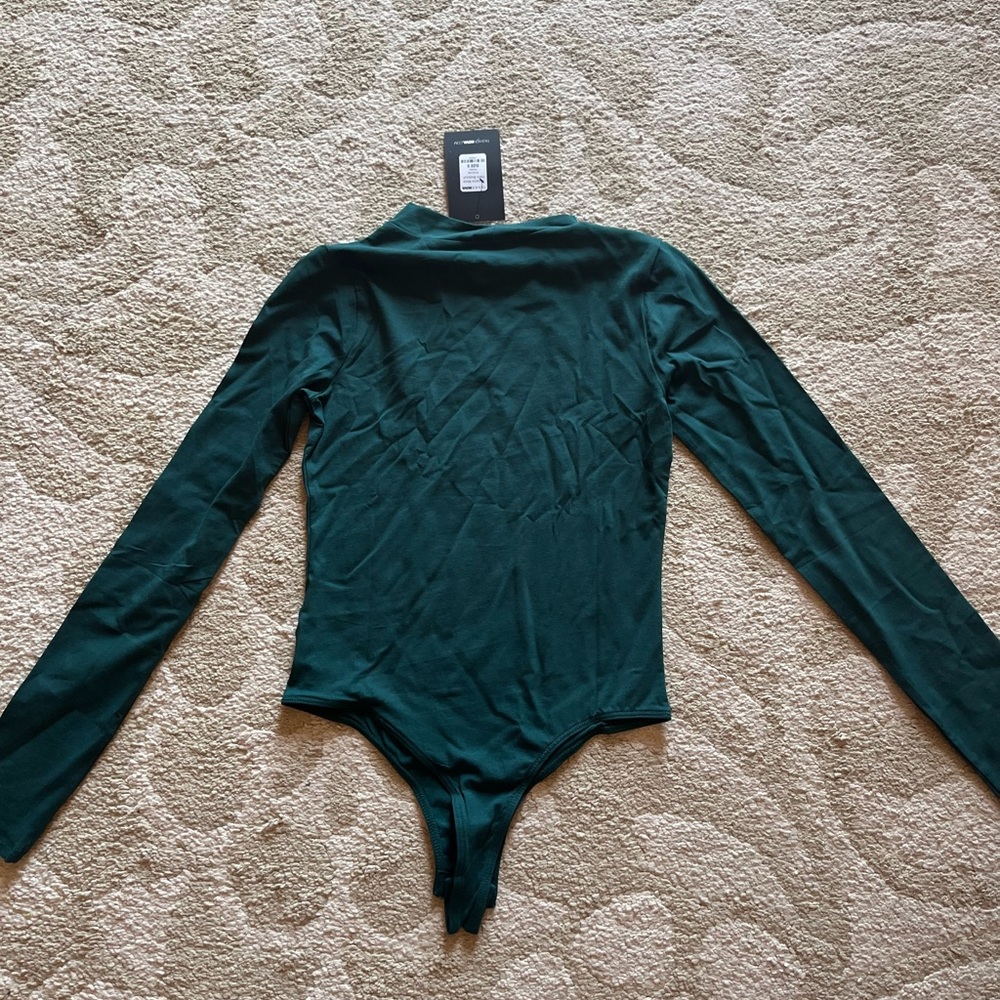 green bodysuit